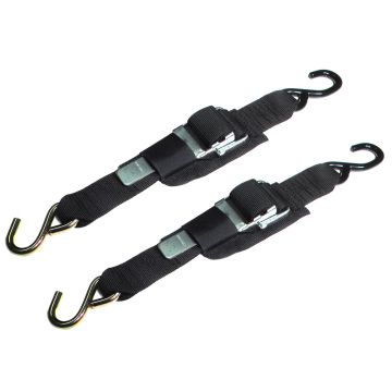 Rod Saver Paddle Buckle Trailer Tie-Down - 2&quot; x 4&#39; - Pair