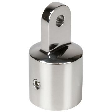 Sea-Dog Stainless Top Cap - fits 1&quot; O.D. tube -1/4&quot; pin