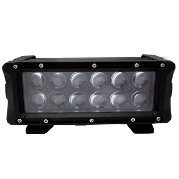 HEISE Infinite Series 8&quot; RGB Backlite Dualrow Bar - 12 LED