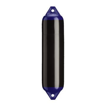 Polyform F-1 Twin Eye Fender 6&quot; x 24&quot; - Black