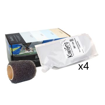 KiwiGrip 4 - 1 Liter Pouches - Grey w/4&quot; Roller