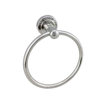 Stainless Towel Ring, 6"