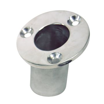 Sea-Dog Flush Mount Flagpole Socket - 25&deg; - 1-1/4&quot; ID - 316 Stainless Steel