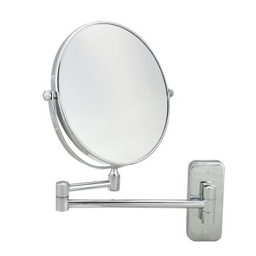 Chrome Plated Wall Mount Vanity Mirror, 8"