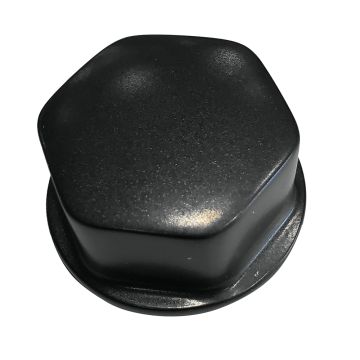 Schmitt Marine Faux Center Nut Black w/1/2&quot; &amp; 5/8&quot; M12 Base f/Cast Steering Wheels
