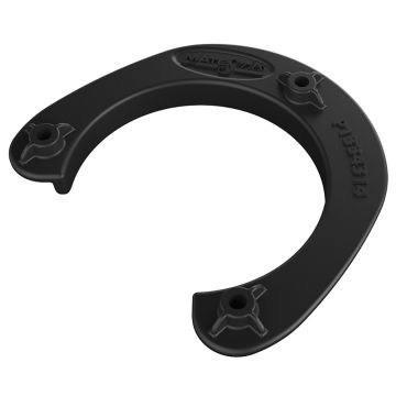 Mate Series Plastic Rod &amp; Cup Holder Backing Plate f/Round Rod/Cup Only f/3-3/4&quot; Holes