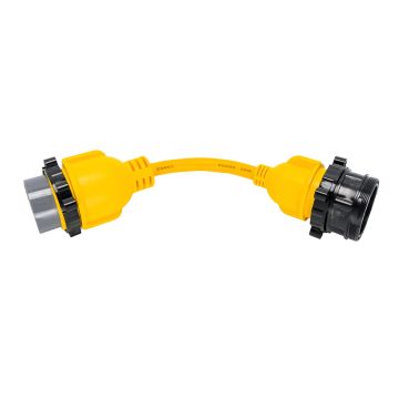 Camco 50AM/30AF Power Grip Marine 12&quot; Locking Adapter - M-Lock/F-Locking Adapter