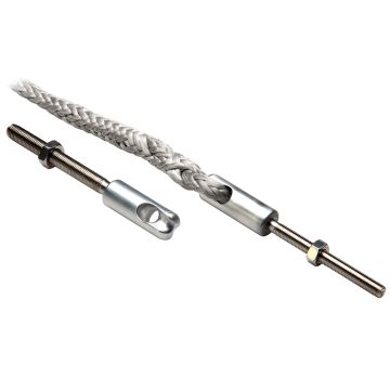 C. Sherman Johnson Splice Eye w/Threaded Stud: 5/16&quot; -24 x 2-1/2&quot; LH w/Splice Eye