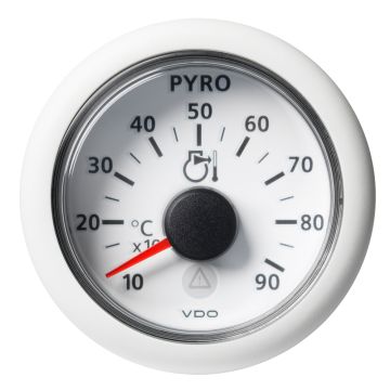 Veratron 52 MM (2-1/16&quot;) ViewLine Pyrometer - 100&deg; to 900&deg;C - White Dial &amp; Bezel