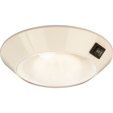 Sea-Dog White Plastic LED Dome Light 4&quot; Day/Night - Clear/Red Bulb