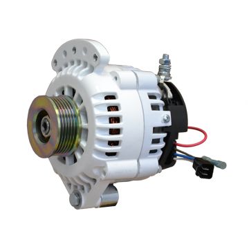 Balmar Alternator 120 Amp 12V 1-2&quot; Single Foot Single K6 Pulley w/Isolated Grounding