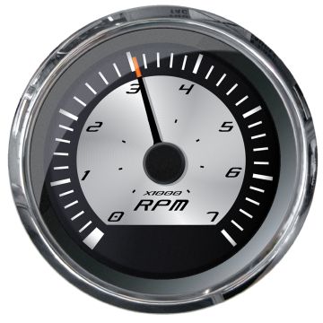 Faria Platinum 4&quot; Tachometer - 7000 RPM (Gas - Inboard, Outboard &amp; I/O)
