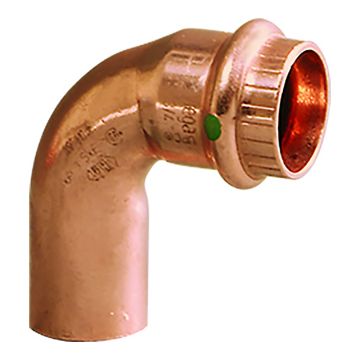 Viega ProPress 1-1/4&quot; - 90&deg; Copper Elbow - Street/Press Connection - Smart Connect Technology