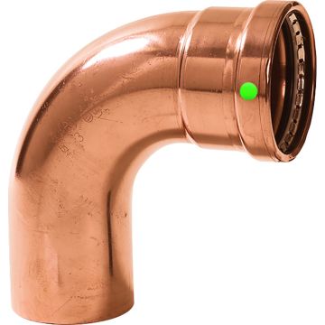 Viega ProPress 2-1/2&quot; - 90&deg; Copper Elbow - Street/Press Connection - Smart Connect Technology