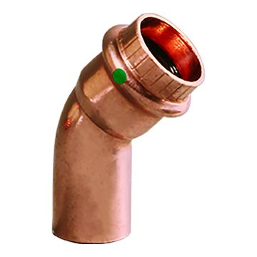 Viega ProPress 3/4&quot; - 45&deg; Copper Elbow - Street/Press Connection - Smart Connect Technology