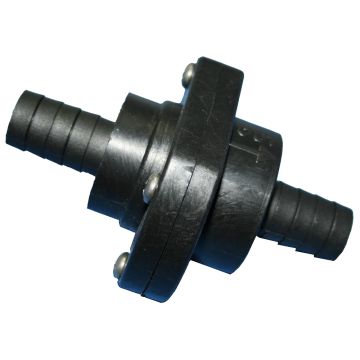 T-H Marine Double Barb Inline Scupper Check Valve - 3/4&quot; - Black