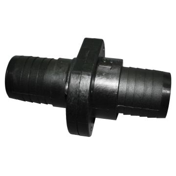 T-H Marine Double Barb Inline Scupper Check Valve - 1-1/2&quot; - Black