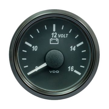 VDO SingleViu 52mm (2-1/16&quot;) Voltmeter f/12V Systems