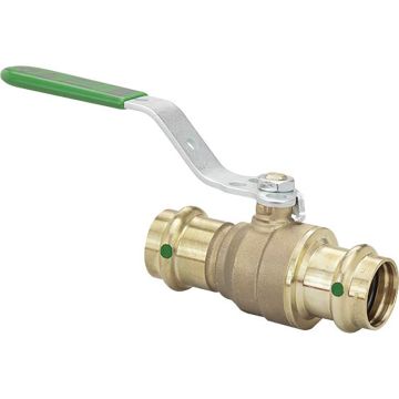 Viega ProPress 1-1/2&quot; Zero Lead Bronze Ball Valve w/Stainless Stem - Double Press Connection