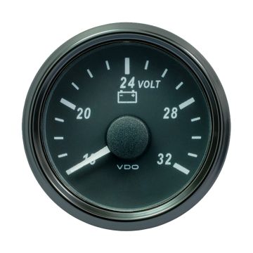 VDO SingleViu 52mm (2-1/16&quot;) Voltmeter f/24V Systems - 32V
