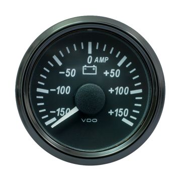 VDO SingleViu 52mm (2-1/16&quot;) Ammeter - 150 AMP