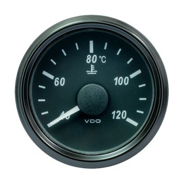 VDO SingleViu 52mm (2-1/16&quot;) Water Temp. Gauge - 120&deg; C - 291-22 ohm