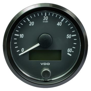 VDP SingleViu 80mm (3-1/8&quot;) Speedometer - 60 KM/H
