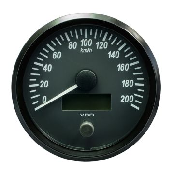 VDO SingleViu 100mm (4&quot;) Speedometer - 140 MPH