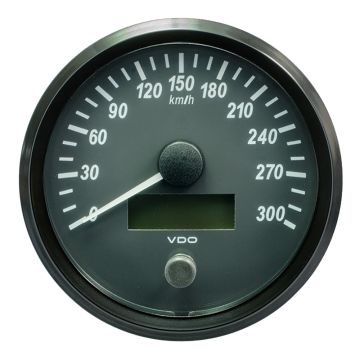 VDO SingleViu 100mm (4&quot;) Speedometer - 300 KM/H