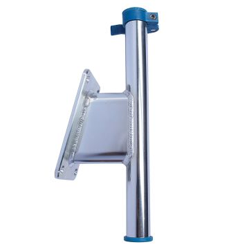 Panther 5" Set Back Transom Mount Bracket-Clear-Anodized