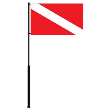 Mate Series Flag Pole - 72&quot; w/Dive Flag