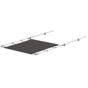 SureShade PTX Power Shade - 63&quot; Wide - Stainless Steel - Grey