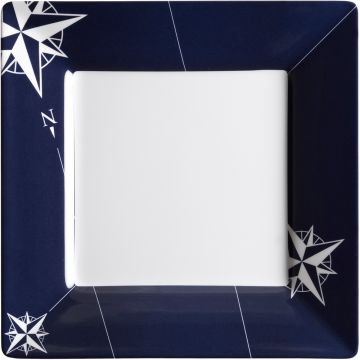 Marine Business Melamine Square Dessert Plate - NORTHWIND - 8.2&quot; Set of 6