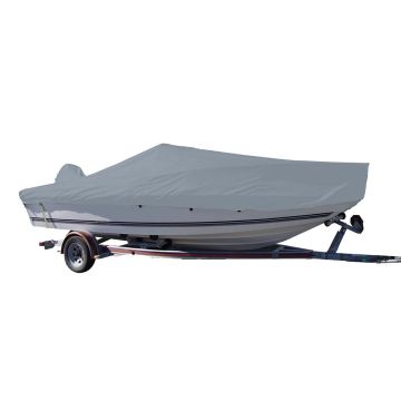 Carver Sun-DURA&reg; Styled-to-Fit Boat Cover f/17.5&#39; V-Hull Center Console Fishing Boat - Grey