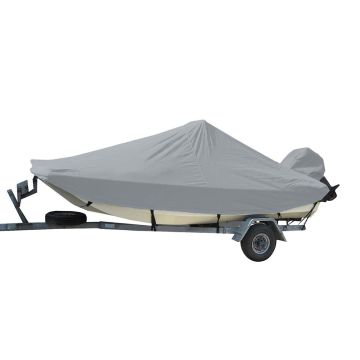 Carver Sun-DURA&reg; Styled-to-Fit Boat Cover f/18.5&#39; Bay Style Center Console Fishing Boats - Grey