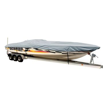 Carver Sun-DURA&reg; Styled-to-Fit Boat Cover f/24.5&#39; Performance Style Boats - Grey