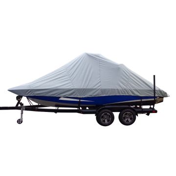 Carver Sun-DURA&reg; Specialty Boat Cover f/21.5&#39; Inboard Tournament Ski Boats w/Wide Bow &amp; Swim Platform - Grey