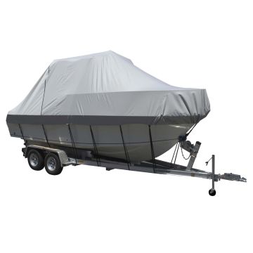 Carver Sun-DURA&reg; Specialty Boat Cover f/28.5&#39; Walk Around Cuddy &amp; Center Console Boats - Grey