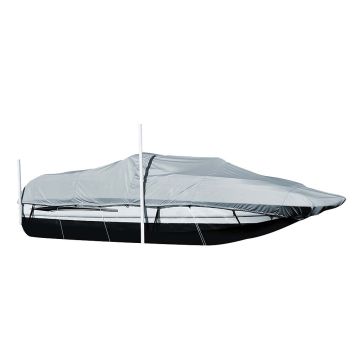 Carver Sun-DURA&reg; Styled-to-Fit Boat Cover f/20.5&#39; Sterndrive Deck Boats w/Walk-Thru Windshield - Grey