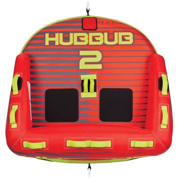 Full Throttle Hubbub 2 Towable Tube - 2 Rider - Red