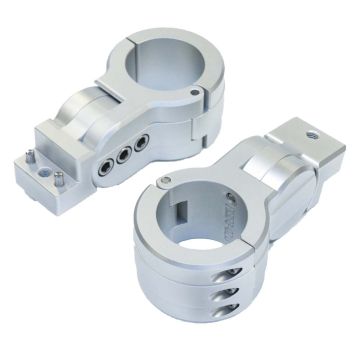 PTM Watersports Board Rack Mounts - 2.38&quot; Pipe Clamp - Silver