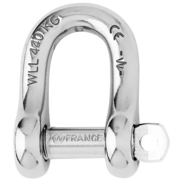 Wichard Captive Pin D Shackle - Diameter 5mm - 3/16&quot;