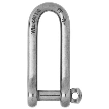 Wichard Captive Pin Long D Shackle - Diameter 8mm - 5/16&quot;
