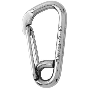 Wichard Asymmetric Carbine Hook - Length 60mm - 1/4&quot;