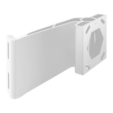 Minn Kota Raptor Jack Plate Adapter Bracket - Starboard - 5&quot; Setback - 4&quot; Rise - White