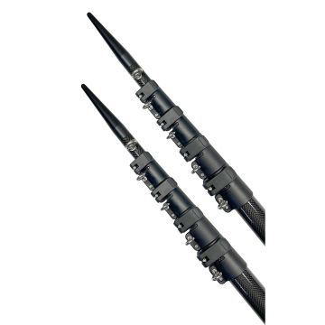 Lee&#39;s 26&#39; Telescoping Carbon Fiber Outrigger Poles f/2&quot; Stainless Steel Tubing