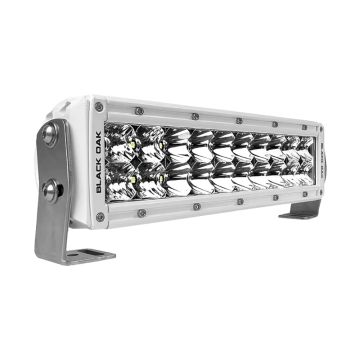 Black Oak Pro Series 3.0 Double Row 10&quot; LED Light Bar - Combo Optics - White Housing