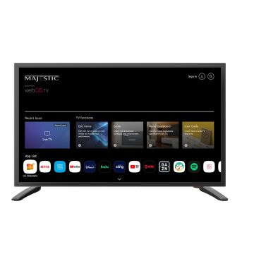 Majestic 19&quot; 12V Smart LED TV WebOS, Mirror Cast &amp; Bluetooth - North America Only
