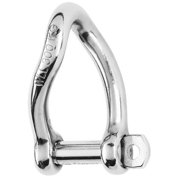 Wichard Self-Locking Twisted Shackle - 10mm Diameter - 13/32&quot;
