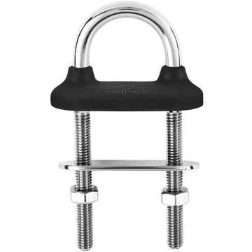 Wichard Black Watertight U-Bolt - 10mm Diameter - 25/64&quot; - 110mm Length - 4-21/64&quot;